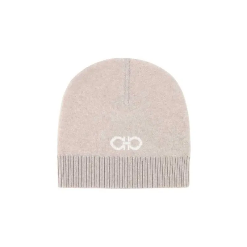 Ferragamo Beanies Women's Ecru-0