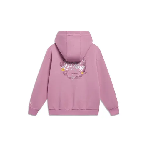 LINING Sports Life Collection Sweatshirts Women's Light Rose Red