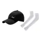 Black Hats & Caps+Sun Protection Cooling Arm Sleeves