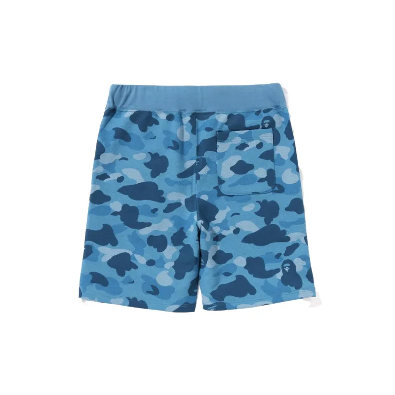 Bape Honeycomb Camo Shark Sweat Shorts-1