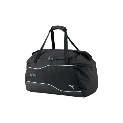 PUMA ×Mercedes AMG Collaboration Polyester Luggage Bag Handbag Regular Unisex Black