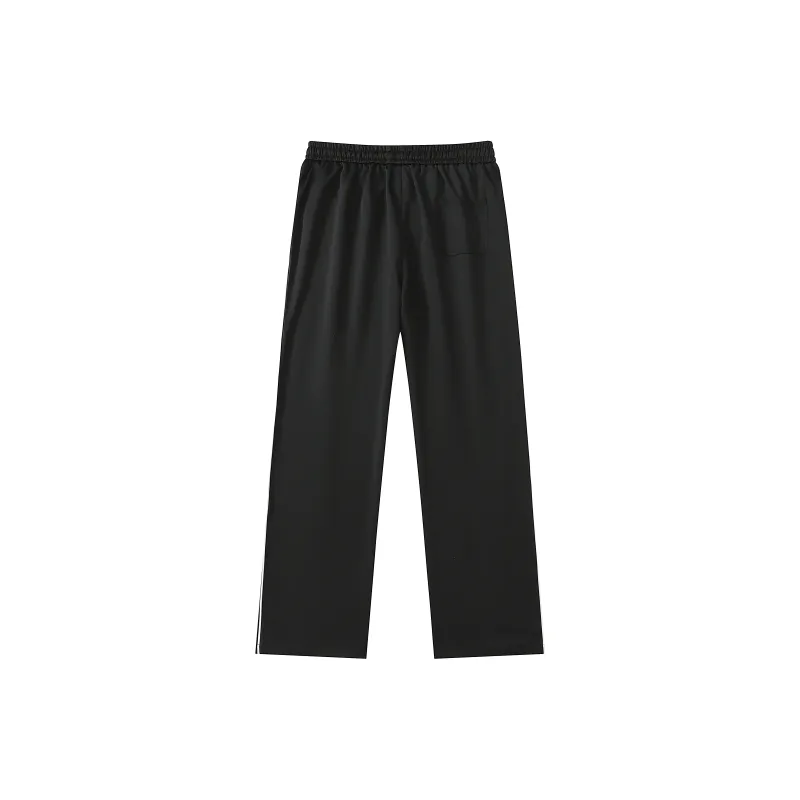 NOOING Casual Pants Unisex Black-1