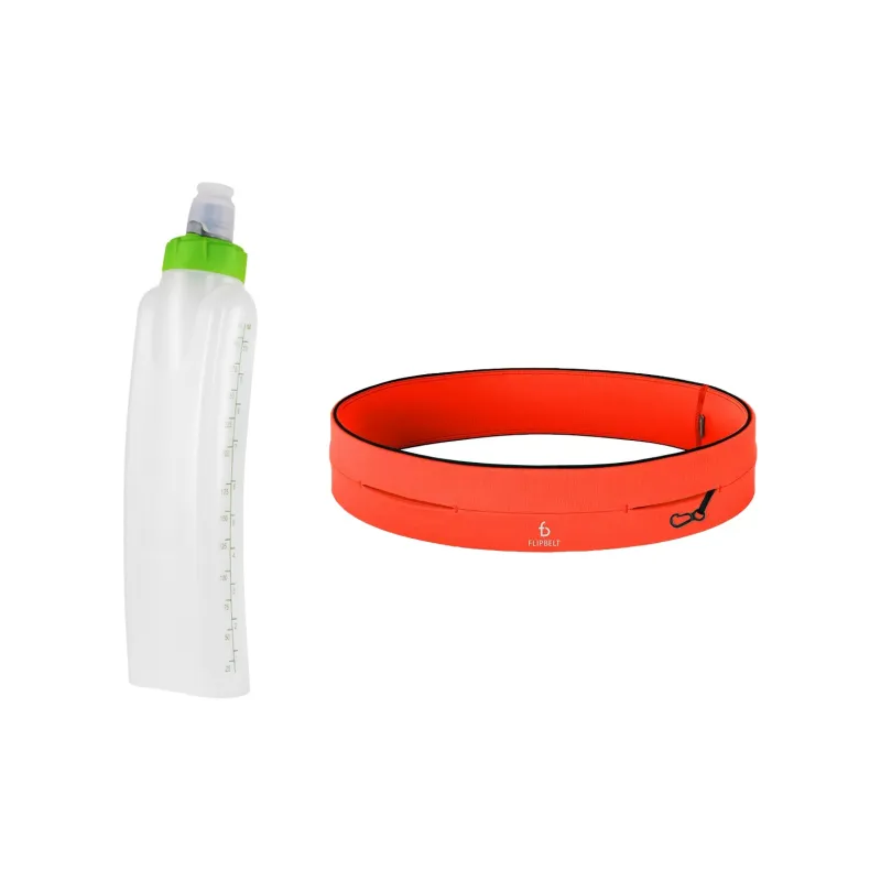FLIPBELT Running Equipment Running Fanny Pack Polyester Unisex Neon Orange-2