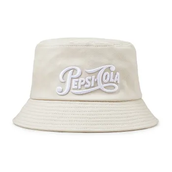 Pepsi Bucket Hats Unisex Ecru