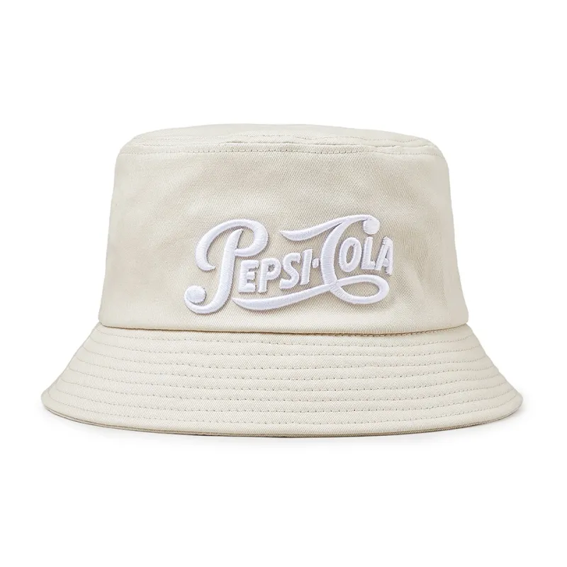 Pepsi Bucket Hats Unisex Ecru-0