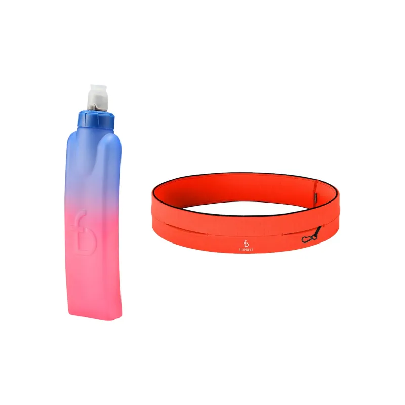 FLIPBELT Running Equipment Running Fanny Pack Polyester Unisex Neon Orange-1