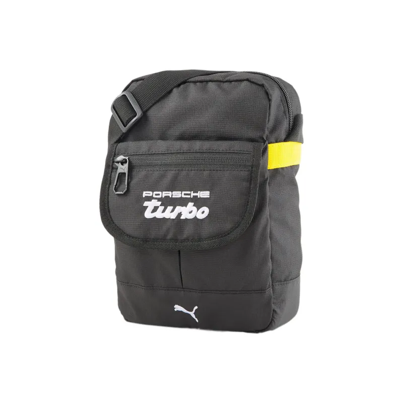 PUMA Recycled Material Messenger Bag Crossbody Bags Small Size Unisex Black-0