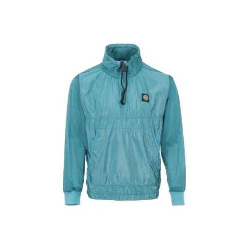 STONE ISLAND Sweatshirts Men Turquoise Color