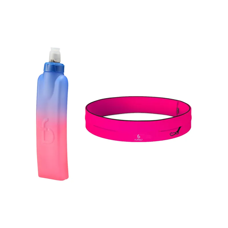 FLIPBELT Running Equipment Running Fanny Pack Polyester Unisex Romantic Pink-2