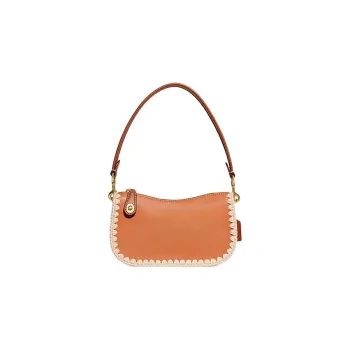 COACH Swinger Cow Leather Shoulder Bag, Handbag, Shoulder Bag Women's Orange