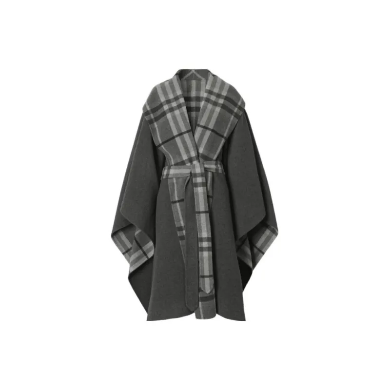 Burberry Velvet Jackets Women's Gray-1