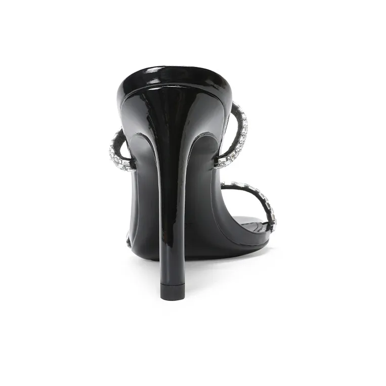 CASNSKU Stylish Sandal 8cm Women's Black-4
