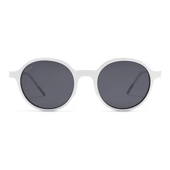 Fakeme Plate Frame Round Ink Lenses Unisex