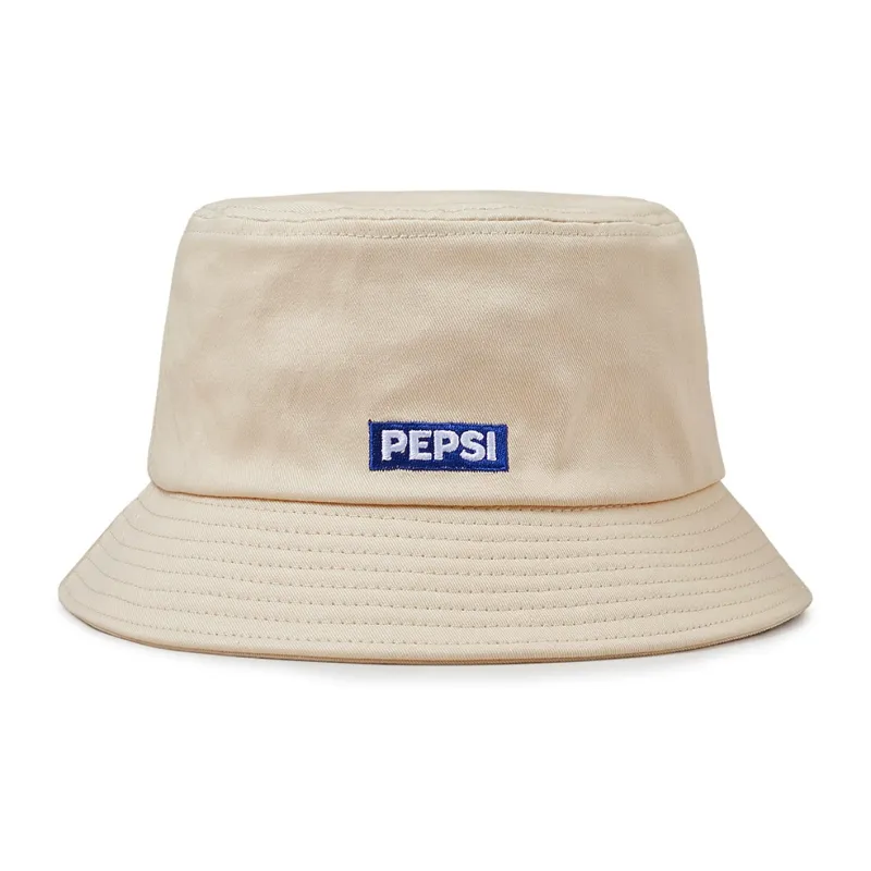 Pepsi Cotton Bucket Hat Unisex Black/Ecru-5