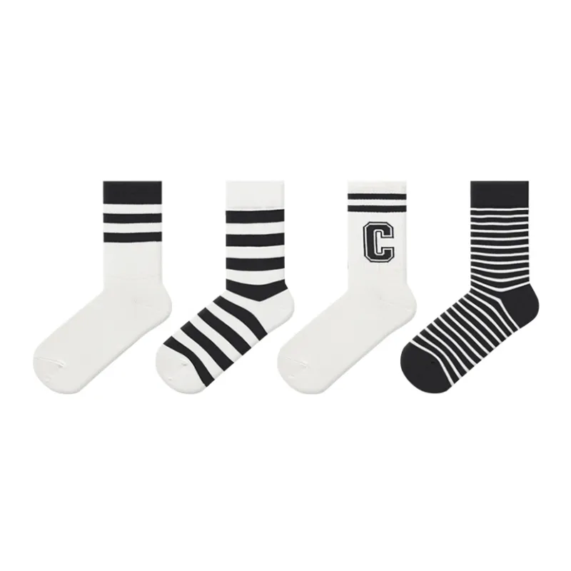 Duanmei Unisex Mid Calf Socks-9