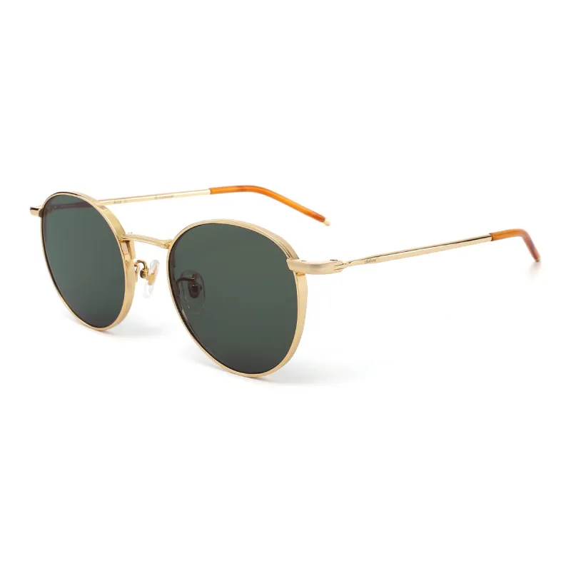 Fakeme Β Titanium Round Sunglasses Unisex-6