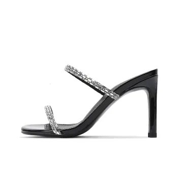 CASNSKU Stylish Sandal 8cm Women's Black