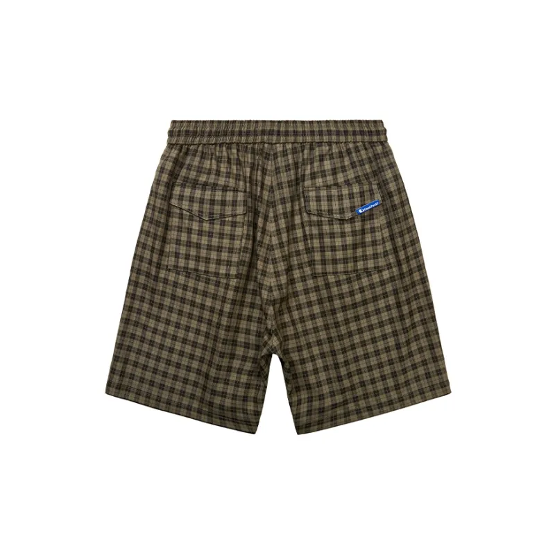 WAYNEXZAVIER Casual Shorts Men Plaid-1