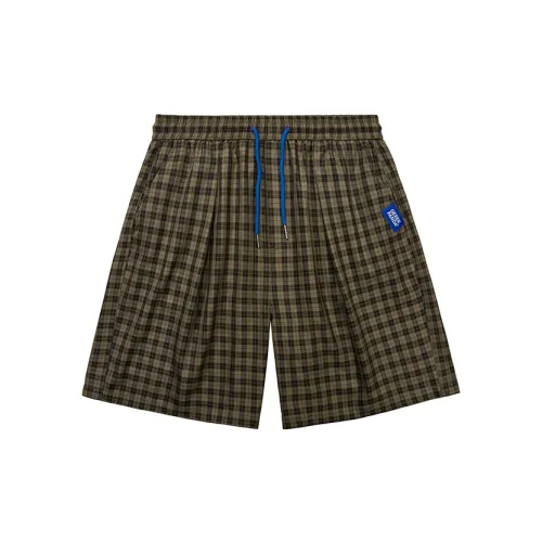 WAYNEXZAVIER Casual Shorts Men Checkered