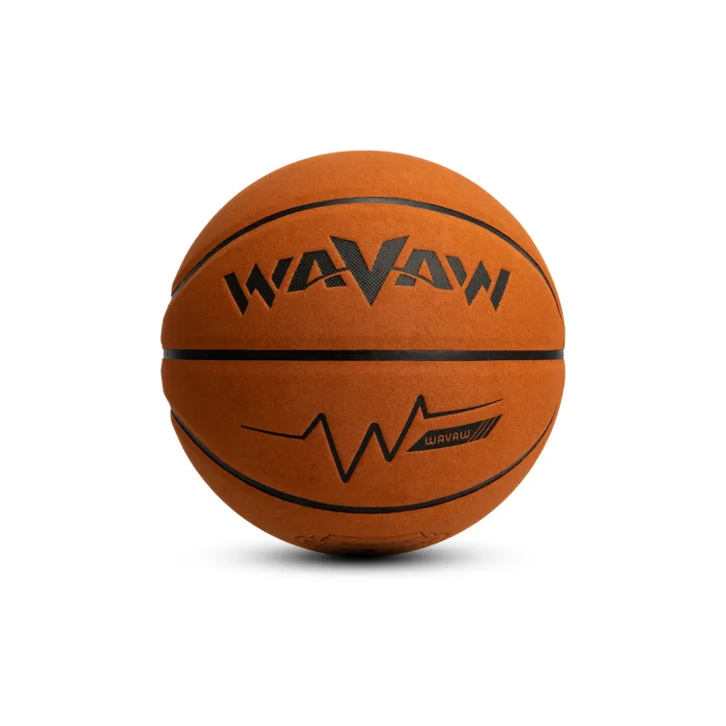 WAVAW PU Basketball Brown Size 7 Training Match Unisex-0
