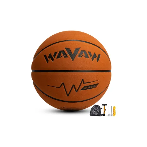 WAVAW PU Basketball Brown Size 7 Training Match Unisex