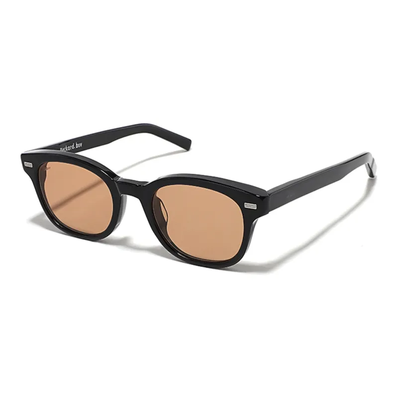 Fakeme Plate Frame Round Ink Lenses Unisex-1