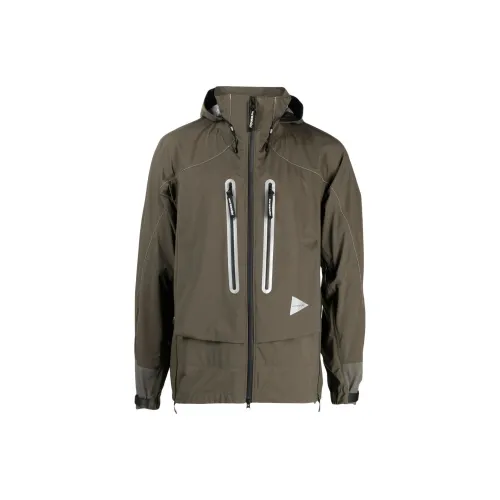 And Wander Jackets Men Khaki