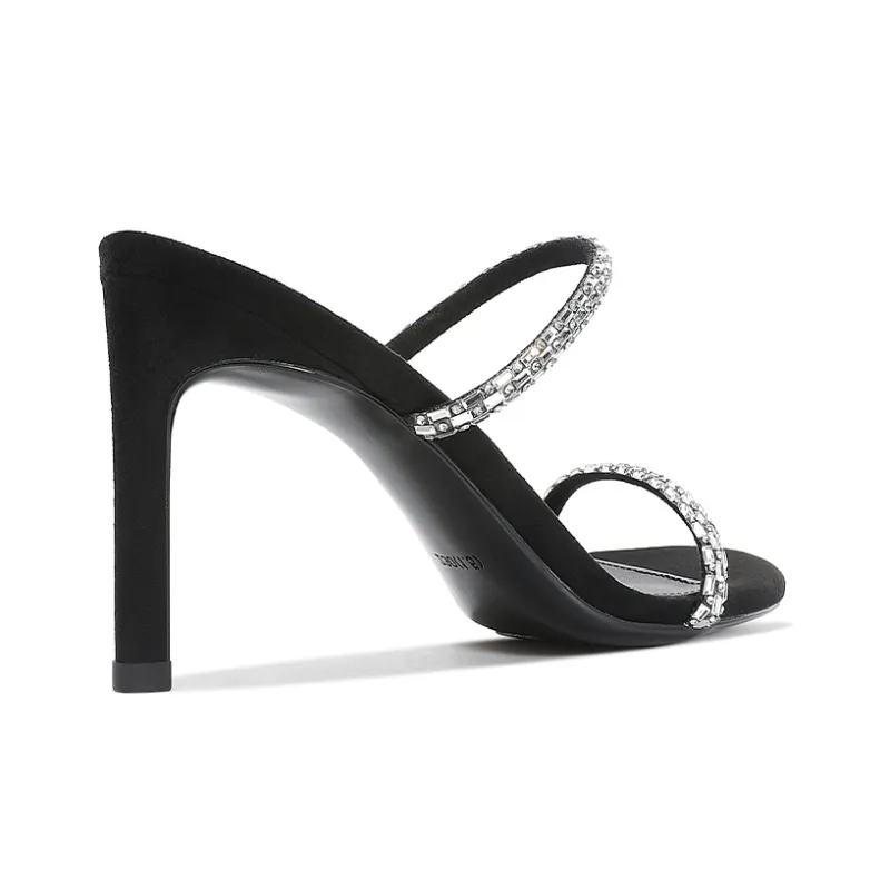 CASNSKU Stylish Sandal 8cm Women's Black-3