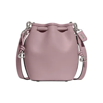 COACH Camila Cow Leather Bucket Bag, Shoulder Bag, Crossbody Bag Trumpets Women's Purple