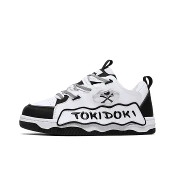 Tokidoki Non slip, Wear resistant, Impact resistant Low Top Sports Casual Shoes Unisex Black White