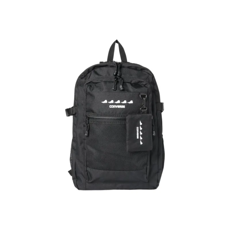 Converse Polyester Backpack Regular Unisex Black/White-0