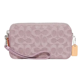 COACH Kira Fabric Camera Bag Handheld Shoulder Bag Crossbody Bag Small Size Women's Pink