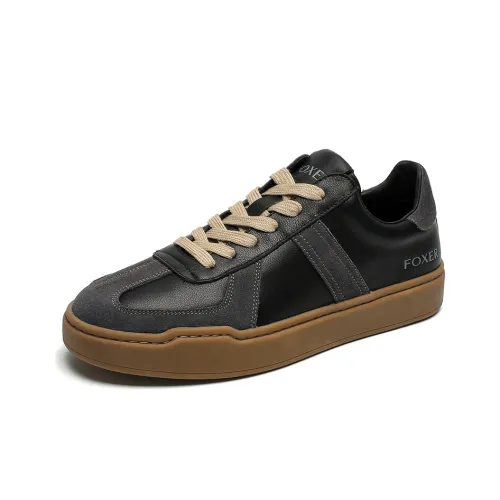 FOXER Skateboard Shoes Men Low-Top