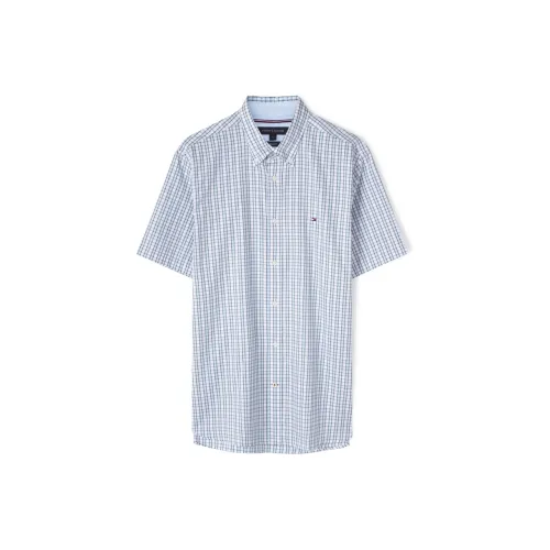 Tommy Hilfiger Shirts Men Blue/White Check 0GY