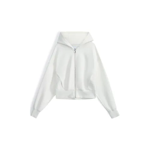 Calvin Klein Cropped Coats Women's White