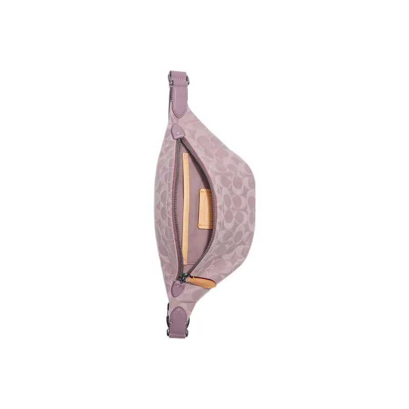 COACH Charter Fabric Sling Bag, Fanny Pack Tubas Women's Purple-4