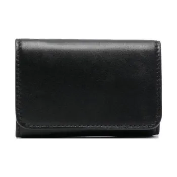 Maison Margiela Calfskin Coin Purses Wallets Men's Black
