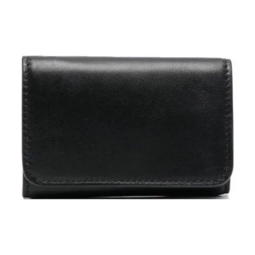 Maison Margiela Calfskin Coin Purses Wallets Men's Black
