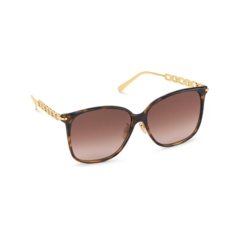 LOUIS VUITTON Z1945U My Lv Chain Two Classique Square Sunglasses-2