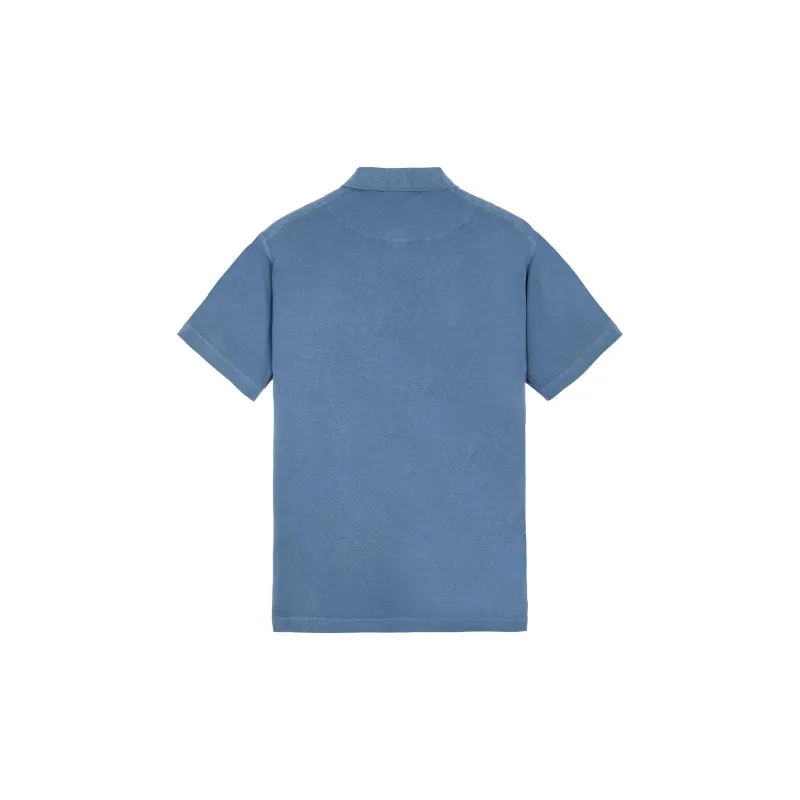 STONE ISLAND Polo Shirts Men Blue-1