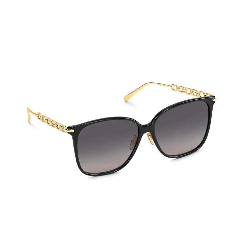 LOUIS VUITTON Z1945U My Lv Chain Two Classique Square Sunglasses-1
