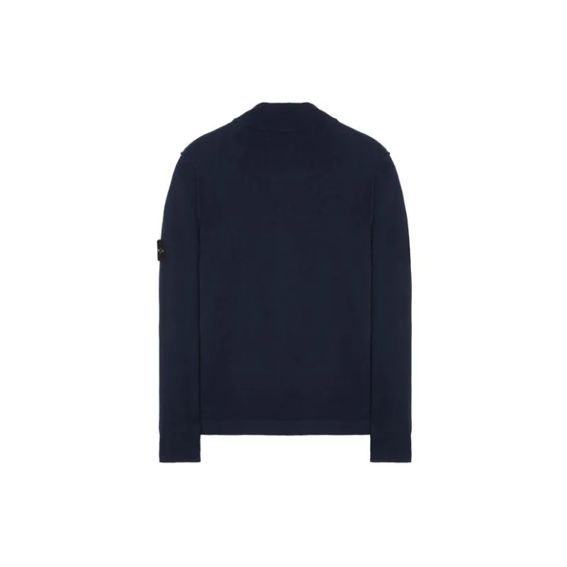 STONE ISLAND Compass motif Zip up Cardigan-1