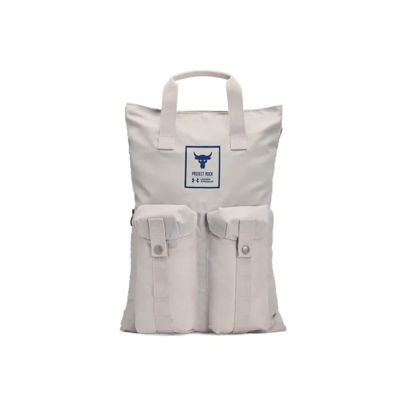 Under Armour Polyester Backpack Regular Unisex Gray White-0