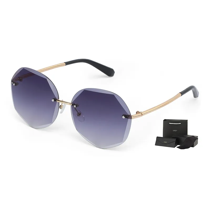 VINEY Irregular Shape Sunglasses Women's-0