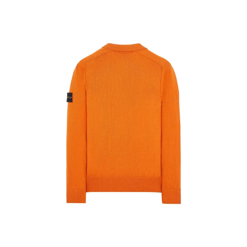 STONE ISLAND Sweaters Unisex Orange Red-1