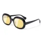 Black Frame with Yellow Lens