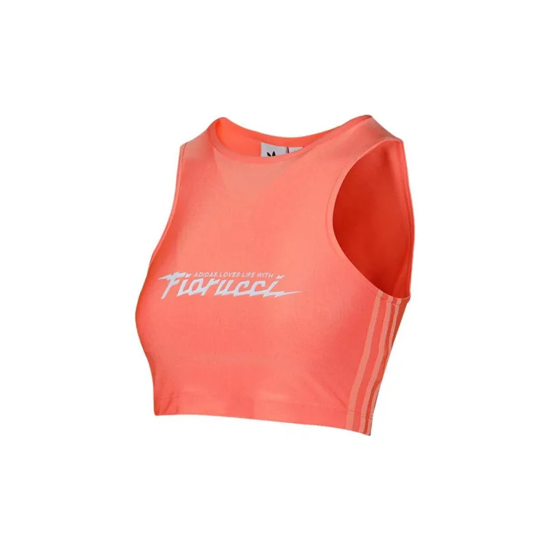 Adidas Sleeveless Sports Shirts Women's Orange-2