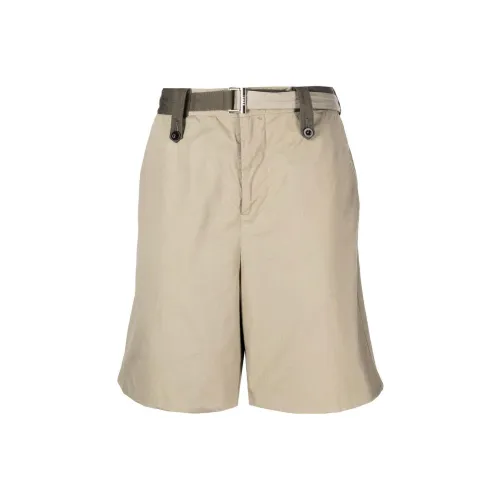 Sacai Casual Shorts Men Khaki