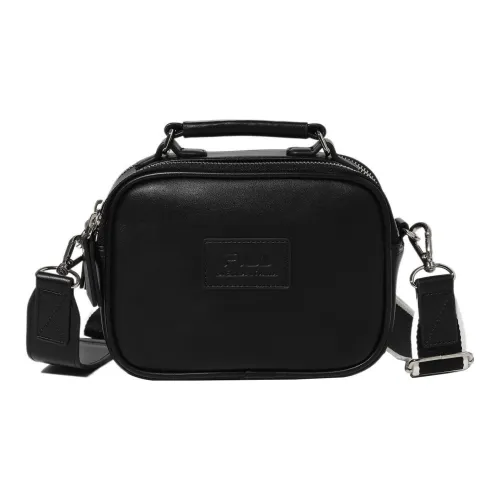 FILA Polyurethane Camera Bag Shoulder Bag Crossbody Bag Regular Women's Black