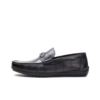 Satchi Casual Leather Shoes Men's Black
